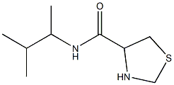 N-(3-methylbutan-2-yl)-1,3-thiazolidine-4-carboxamide 结构式