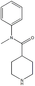 N-methyl-N-phenylpiperidine-4-carboxamide 结构式