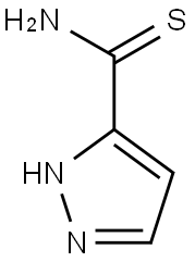 1H-pyrazole-5-carbothioamide 结构式