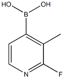 2-Fluoro-3-methylpyridin-4-boronic acid 结构式