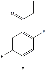 2',4',5'-三氟苯丙酮, 97+% 结构式