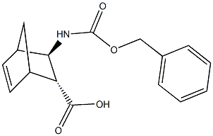 (2R,3R)-3-{[(BENZYLOXY)CARBONYL]AMINO}BICYCLO[2.2.1]HEPT-5-ENE-2-CARBOXYLIC ACID 结构式