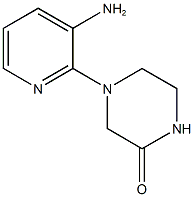 4-(3-AMINOPYRIDIN-2-YL)PIPERAZIN-2-ONE 结构式