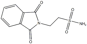 2-(1,3-DIOXO-1,3-DIHYDRO-2H-ISOINDOL-2-YL)ETHANESULFONAMIDE 结构式