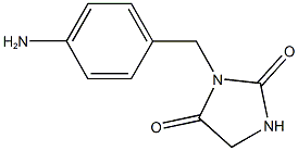 3-(4-AMINOBENZYL)IMIDAZOLIDINE-2,4-DIONE 结构式