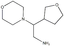 2-MORPHOLIN-4-YL-2-TETRAHYDROFURAN-3-YLETHANAMINE 结构式