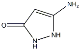 5-amino-2,3-dihydro-1H-pyrazol-3-one 结构式