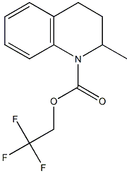 2,2,2-trifluoroethyl 2-methyl-3,4-dihydroquinoline-1(2H)-carboxylate 结构式