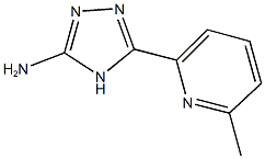 5-(6-methylpyridin-2-yl)-4H-1,2,4-triazol-3-amine 结构式