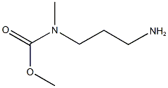 methyl 3-aminopropyl(methyl)carbamate 结构式