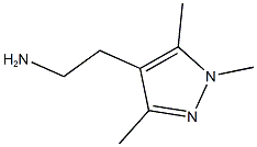 2-(1,3,5-trimethyl-1H-pyrazol-4-yl)ethanamine 结构式