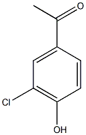 1-(3-chloro-4-hydroxyphenyl)ethan-1-one 结构式
