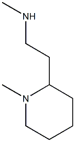 Methyl-[2-(1-methyl-piperidin-2-yl)-ethyl]-amine 结构式