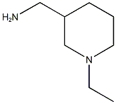 (1-ethylpiperidin-3-yl)methanamine 结构式