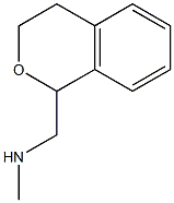(3,4-dihydro-1H-2-benzopyran-1-ylmethyl)(methyl)amine 结构式