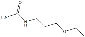 (3-ethoxypropyl)urea 结构式