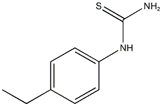 (4-ethylphenyl)thiourea 结构式