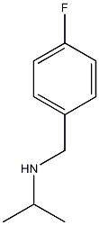 [(4-fluorophenyl)methyl](propan-2-yl)amine 结构式