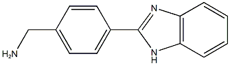 [4-(1H-1,3-benzodiazol-2-yl)phenyl]methanamine 结构式