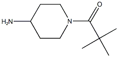 1-(2,2-dimethylpropanoyl)piperidin-4-amine 结构式