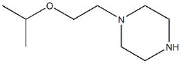 1-[2-(propan-2-yloxy)ethyl]piperazine 结构式