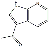 1-{1H-pyrrolo[2,3-b]pyridin-3-yl}ethan-1-one 结构式