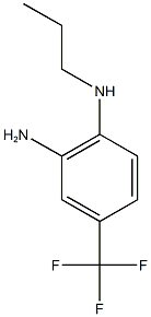 1-N-propyl-4-(trifluoromethyl)benzene-1,2-diamine 结构式