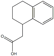 2-(1,2,3,4-tetrahydronaphthalen-1-yl)acetic acid 结构式