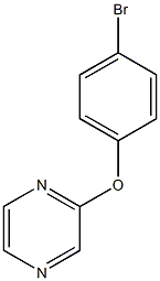 2-(4-bromophenoxy)pyrazine 结构式