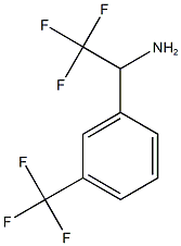 2,2,2-trifluoro-1-[3-(trifluoromethyl)phenyl]ethan-1-amine 结构式
