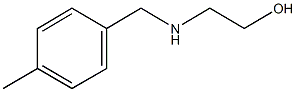 2-{[(4-methylphenyl)methyl]amino}ethan-1-ol 结构式