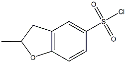 2-methyl-2,3-dihydro-1-benzofuran-5-sulfonyl chloride 结构式