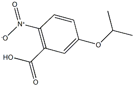 2-nitro-5-(propan-2-yloxy)benzoic acid 结构式