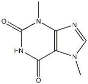 3,7-dimethyl-2,3,6,7-tetrahydro-1H-purine-2,6-dione 结构式