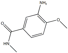 3-amino-4-methoxy-N-methylbenzamide 结构式