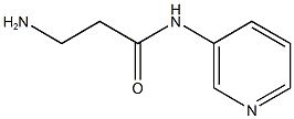 3-amino-N-pyridin-3-ylpropanamide 结构式