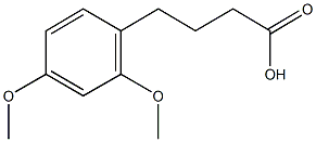 4-(2,4-dimethoxyphenyl)butanoic acid 结构式