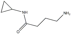 4-amino-N-cyclopropylbutanamide 结构式