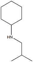 N-(2-methylpropyl)cyclohexanamine 结构式
