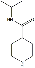 N-(propan-2-yl)piperidine-4-carboxamide 结构式