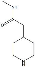 N-methyl-2-piperidin-4-ylacetamide 结构式