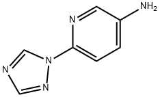 6-(1H-1,2,4-TRIAZOL-1-YL)PYRIDIN-3-AMINE 结构式