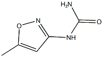 N-(5-METHYLISOXAZOL-3-YL)UREA 结构式