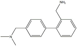 N-{[2''-(AMINOMETHYL)-1,1''-BIPHENYL-4-YL]METHYL}-N,N-DIMETHYLAMINE 结构式