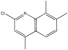 2-CHLORO-4,7,8-TRIMETHYLQUINOLINE 结构式