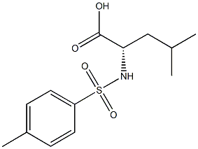 (2S)-4-METHYL-2-{[(4-METHYLPHENYL)SULFONYL]AMINO}PENTANOIC ACID 结构式