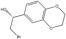 (1R)-2-BROMO-1-(2,3-DIHYDRO-1,4-BENZODIOXIN-6-YL)ETHANOL 结构式