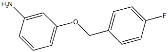 3-[(4-FLUOROBENZYL)OXY]ANILINE 结构式