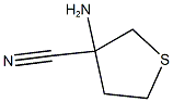 3-AMINOTETRAHYDROTHIOPHENE-3-CARBONITRILE 结构式