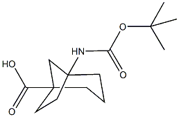 5-[(TERT-BUTOXYCARBONYL)AMINO]BICYCLO[3.2.1]OCTANE-1-CARBOXYLIC ACID 结构式